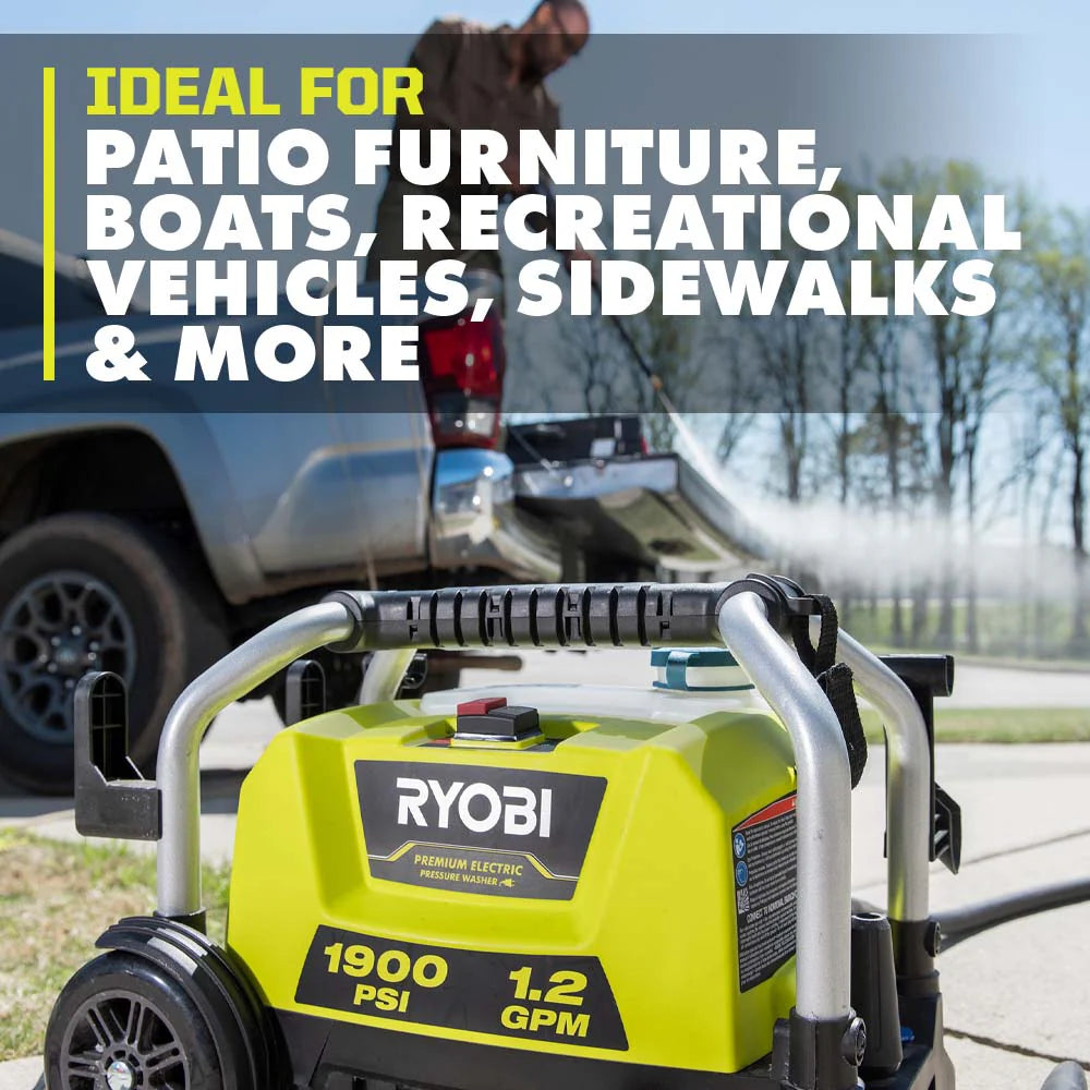 RYOBI 1,900 PSI Electric Pressure Washer (Open Box)