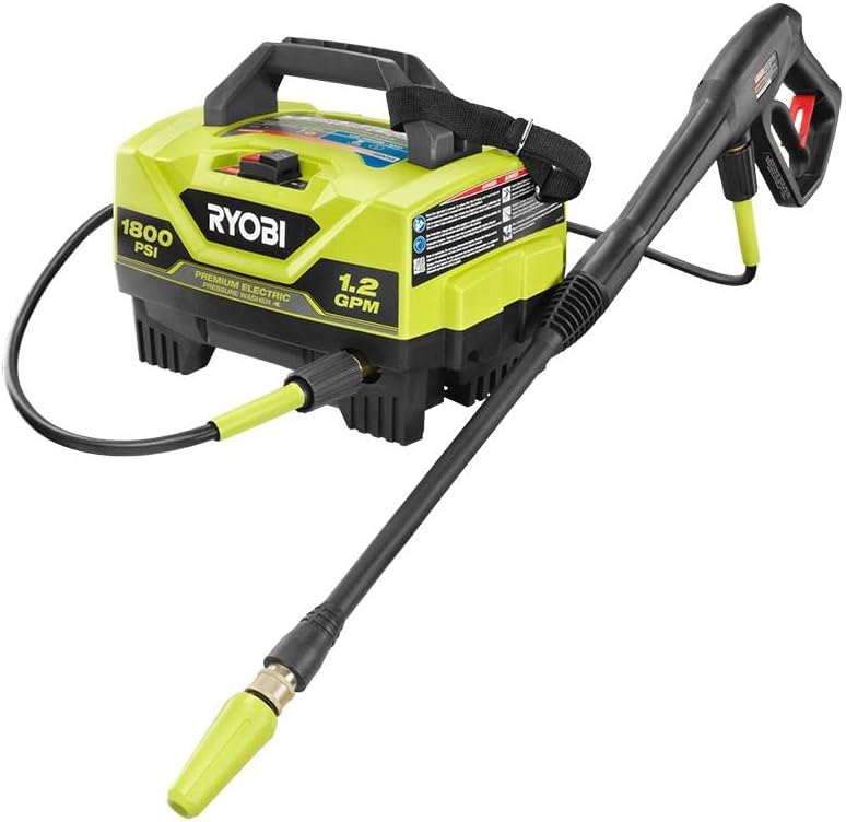 RYOBI 1,800 PSI Electric Pressure Washer – RY141802 (Open Box)
